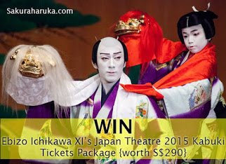 Japanese Kabuki Show Tickets Giveaway. Ends Sun 27 Sep 2015.