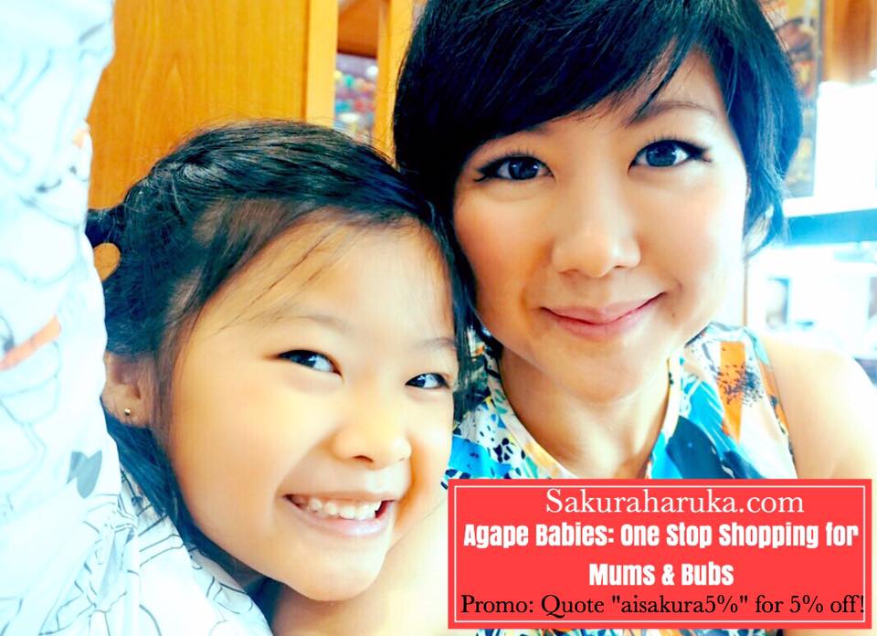 Promo: Quote "aisakura5%" for 5% OFF at Agape Babies Mums & Kids Shop! Ends 19/8